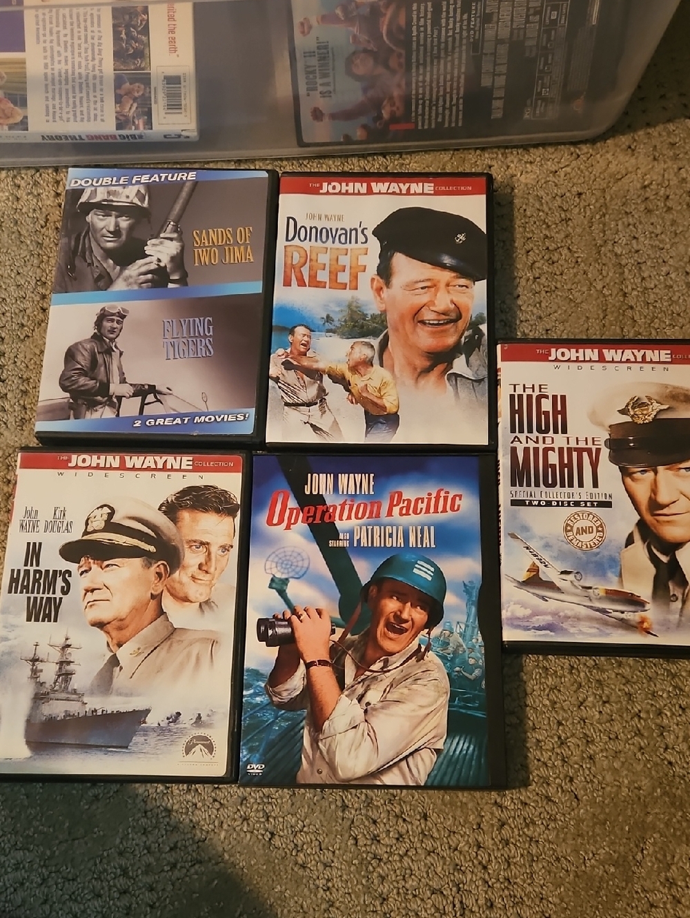 John Wayne DVD Lot — Classic Movie Collection
